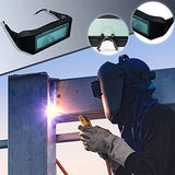 Gafas de Soldadura de oscurecimiento automático Solar, Herramienta Protectora, Casco de Soldador, Gafas Protectoras, Accesorio para Gafas