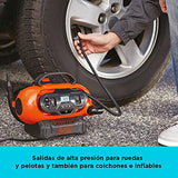 BLACK+DECKER Inflador Multipropósito Digital 20V MAX* BDINF20-B3