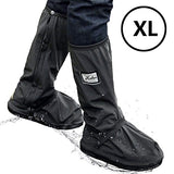 Protector de Zapatos ,Impermeable Cubiertas de Zapatos Lluvia nieve cubrebotas para hombre o mujer - Exteriores bicicleta motocicleta cubrebotas - Viaje Reusable con cierre cubre zapatos lluvia traje/equipo (1 par)(XL)