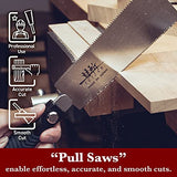 SUIZAN Serrucho Japonesa de Tracción Sierra de Mano 180mm Ryoba Saw Doble Filo para Carpintería (Ryoba Japonesa 180mm)
