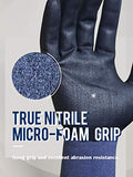 Pack de 3 guantes de trabajo con revestimiento de nitrilo de microespuma, calibre 15, transpirables, resistentes a la abrasión, sin costuras, forro de nailon y licra, certificado CE, protección LANON
