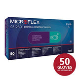 Microflex 93-260 - Guantes resistentes a los químicos, talla L, Mediano