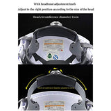 Casco de Seguridad Industrial, Casco Anticolisión Transpirable ABS, Casco de Protección Industrial para Obra con Tiras Reflectantes, para Alimentación/Construcción/Túnel
