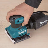 Makita BO4556 Lijadora para acabados, 11.4 cm x 10.2 cm, 14,000 oscilaciones por minuto