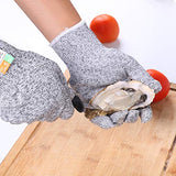 ThreeH Guantes resistentes a cortes Guantes de cocina de seguridad de nivel 5 para corte de carne, tallado de madera, despiece, tallado GL02 S