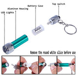 Antner 18pcs Mini linternas llavero 5 bombillas LED llavero juguete para niños fiesta favores, camping, viajes, hogar u oficina (batería incluida)