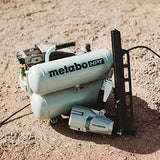 Metabo HPT Compresor de aire, 4 galones, eléctrico, doble pila, portátil, hierro fundido, bomba lubricada de aceite, 135 PSI, 1 año de garantía (EC99S)