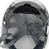 Casco de Ventilación ABS Blanco Casco de Trabajo con Tapa Protectora Ventilada para Ingeniería de Obras Construcción de Ferrocarriles