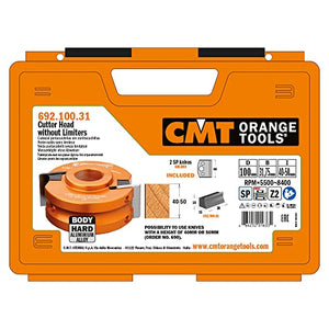 Cabezal de corte moldeador universal, 10 cm de diámetro, orificio de 3,8 cm