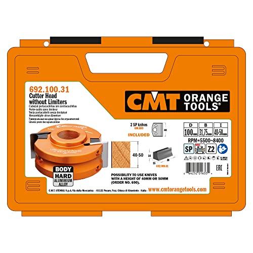 Cabezal de corte moldeador universal, 10 cm de diámetro, orificio de 3,8 cm