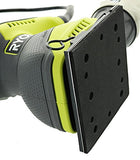 Ryobi Lijadora S652DGK con cable 2 amperios 1/4 pulgada 14,000 OBM cuadrado orbital de acabado