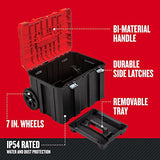 CRAFTSMAN VERSASTACK CMST17835 - Caja de herramientas rodantes con ruedas, bloqueable, color rojo, 20 pulgadas