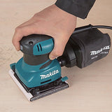 Makita BO4556 Lijadora para acabados, 11.4 cm x 10.2 cm, 14,000 oscilaciones por minuto