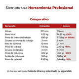 Taladro Columna de banco 8" con guía Láser - Knova
