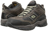 Skechers for Work - Botas de Trabajo Antideslizantes para Hombre, Marrón/Negro, 8.5 Wide