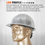 Casco de Aluminio Casco de Trabajo Casco Protector Ajustable Casco de construcción con Correa de cincha de 4 Puntos Casco de construcción con Casco Ajustable