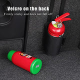 NXqilixiang Paquete de soporte para extintor de incendios para coche, bolsa de almacenamiento de taza de agua, bolsa de almacenamiento para respaldo de asiento de coche, fácil instalación, multifuncional, fuerte bolsa de extintor (2 unidades)