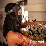 Polaroid Careta protectora en Policarbonato, Ajustable, Diseño Ligero, Calidad Optica y protección UV, Protección Facial, Reutilizable, Incluye funda protectora en Microfibra, Multicolor