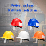 Casco De Obra, El Casco De Seguridad Industrial MáS Ligero. Lente Oculta RetráCtil, DiseñO De RetencióN De La Barbilla, Refuerzo Resistente del Remache.