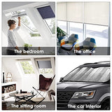 Theshai 12 ganchos de ventosa de plástico transparente de 45 mm con bucles extraíbles para ventanas de vidrio, parabrisas, azulejos, cocina, baño, espejo, ducha, terrario, coche, ventana, oficina, colgadores
