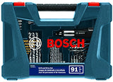Bosch MS4091 - Juego Mixto de Brocas y Puntas de Atornillado de 91 Piezas