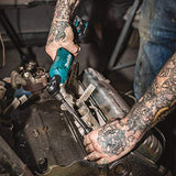 Juego de herramientas Makita RW01R1 12V max CXT® Litio-Ion Inalámbrico 3/8" / 1/4" Sq. Kit de trinquete de accionamiento (2.0Ah)
