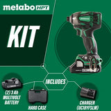 Metabo HPT WH18DBDL2 18V Cordless Brushless Triple Hammer Impact Driver Kit, Two Compact 3.0Ah Lithium Ion Batteries, Powerful 1,832 in/lbs Torque, Variable Speed Trigger, IP56 Compliant, LED Light