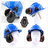 Zitainn Casco de montaje Orejeras Orejeras Montura protectora Orejeras protectoras Reducción de ruido Cubiertas para los oídos Casco con cancelación de ruido conectables Defensas para los oídos