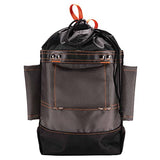 Ergodyne Arsenal 5926 Bolsa de herramientas con pernos, corta, poliéster, gris