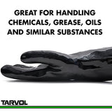 Resistente a los Agentes químicos guantes de PVC (Heavy Duty de grado industrial) largo Cuff ofrece muñeca & Antebrazo Protección – perfecto para la limpieza y protección de ácido, Grasa, aceite, Lab, disolventes, & más.