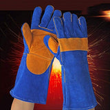 Guantes Soldador Soldadura Guantes de protección más Jiatuo a Prueba de Fuego Desgaste, Guantes de Trabajo de Calor Aislamiento Soldador