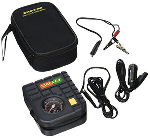 Stop & Go RCP Mini-compresor de aire, negro