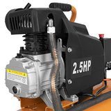 Compresora Aire Tanque Compresor Lubricado Motor 2.5 HP 25 L