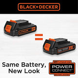 BLACK + DECKER 20 V MAX batería de Litio 2.0 Amp Hora (LBXR2020-OPE)