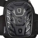 AmazonBasics - Rodilleras profesionales de gel, color negro