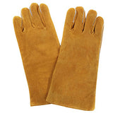 Guantes  de Soldador Cuero Alta Temperatura de Resistencia al Desgaste Sección de Aislamiento Caliente Línea de Fuego Soldadura eléctrica Soldadura