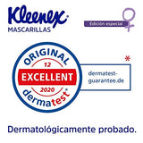 Kleenex Mascarillas, Cubrebocas Ajustable, Bolsa conn 5 piezas de Triple Capa, Edición Especial Día de la Mujer