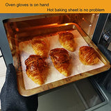 TUNGTAR Guantes de parrilla de barbacoa para freidora de pavo, 17 pulgadas, 1222 °F, guantes a prueba de calor para ahumador, barbacoa, horno para manejar alimentos calientes en freidora, parrilla, manga larga ignífuga