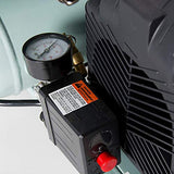 Metabo HPT Compresor de aire, 4 galones, eléctrico, doble pila, portátil, hierro fundido, bomba lubricada de aceite, 135 PSI, 1 año de garantía (EC99S)