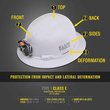 Casco electricista Klein Tools 60400 - Gorro rÃƒ­gido sin ventilaciÃƒ³n