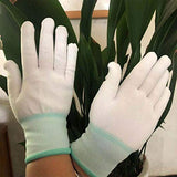 PRETYZOOM 12 pares de guantes de nailon resistentes a la intemperie, antiestáticos, transpirables, protectores de seguridad, guantes de trabajo