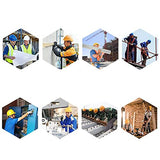 Casco Protector al Aire Libre Ajustable con Gafas Casco de Seguridad Industrial para Escalada de Construcción/Yellow / 1 PCS