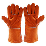 Guantes de Soldador Guantes Resistentes Al Calor Y de 14 Pulgadas para Mig, Soldador Tig, Horno, Camping, Estufa, Chimenea Y Más (