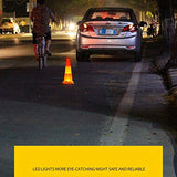 Multifuncional de tráfico Cono del camino estacionamiento Conos de la seguridad LED Cono telescópica barricada de seguridad Advertencia Cono de advertencia de tráfico Cono de la seguridad