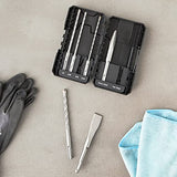 Juego de brocas y cincel, 6 piezas Marca Amazon - Denali Masonry SDS-Plus
