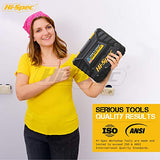 Hi-Spec 57 Piece Home & Garage Tool Kit Set. Full Set of Complete Repair & Maintenance Hand Tools for The Household, Office, Workplace & Workshop. All in a Storage Case