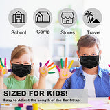 100 máscaras faciales para niños, transpirables,