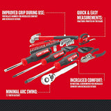 CRAFTSMAN CMMT99446 Juego de herramientas mecánicas mixtas, 57 piezas
