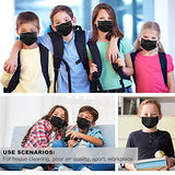 100 máscaras faciales para niños, transpirables,