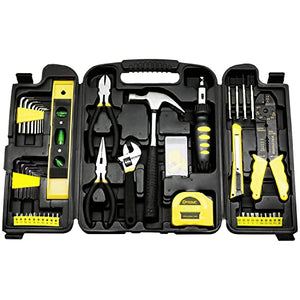 SPOWAY Organizador de Caja de Herramientas, Kit de Herramientas de reparación con Estuche de Transporte, Juego de Destornilladores, portátil, Duradero, Adecuado para Reparaciones en el hogar